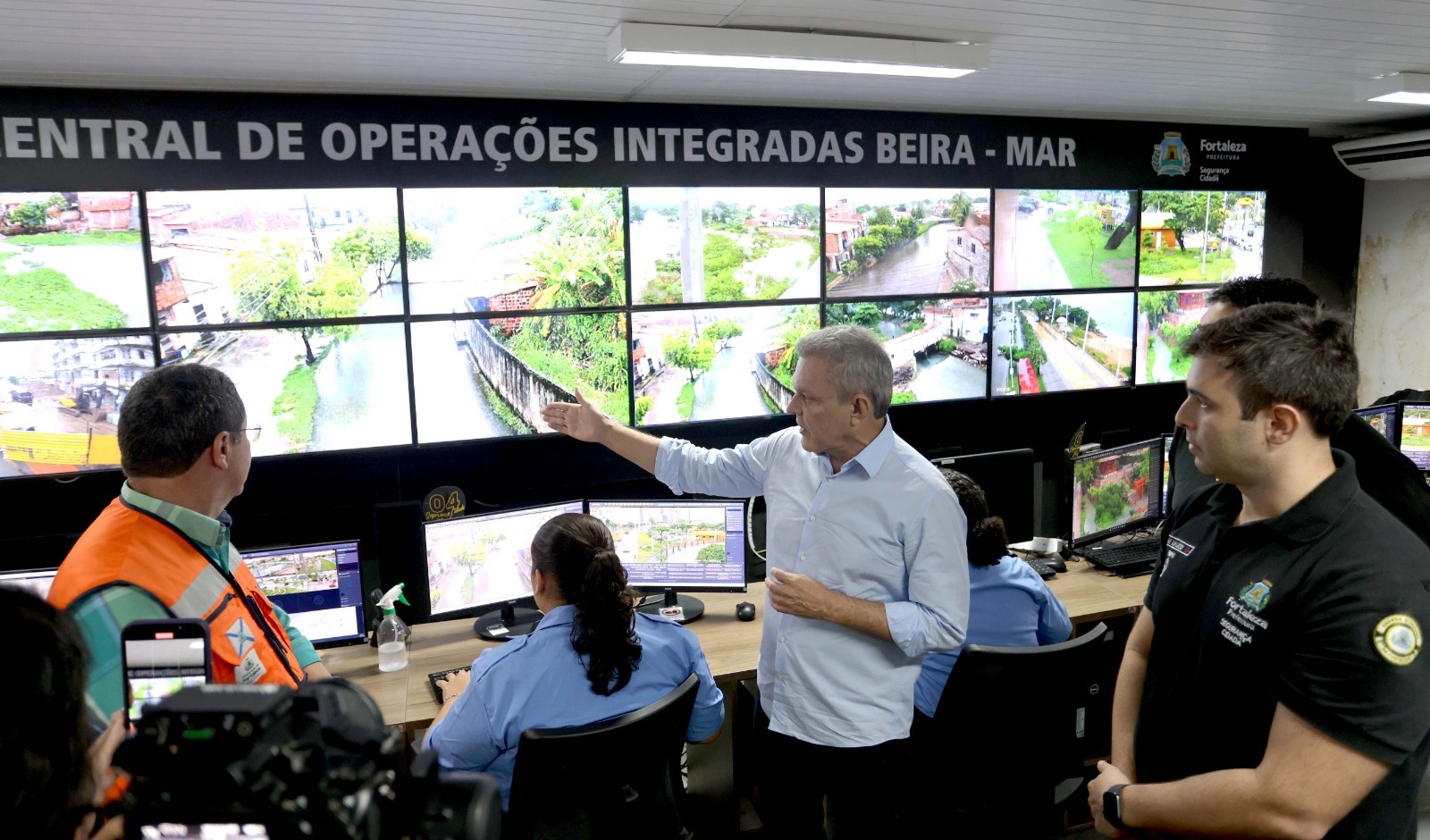 Sarto realiza monitoramento de chuvas em Fortaleza Portal Ceará