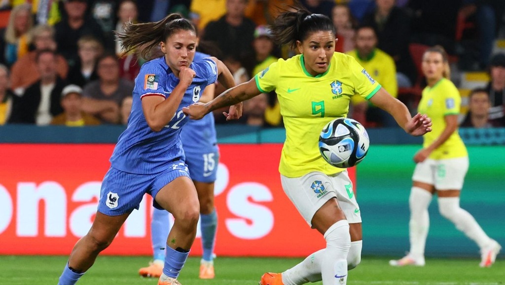 Na Copa do Mundo Feminina, Brasil perde para a França