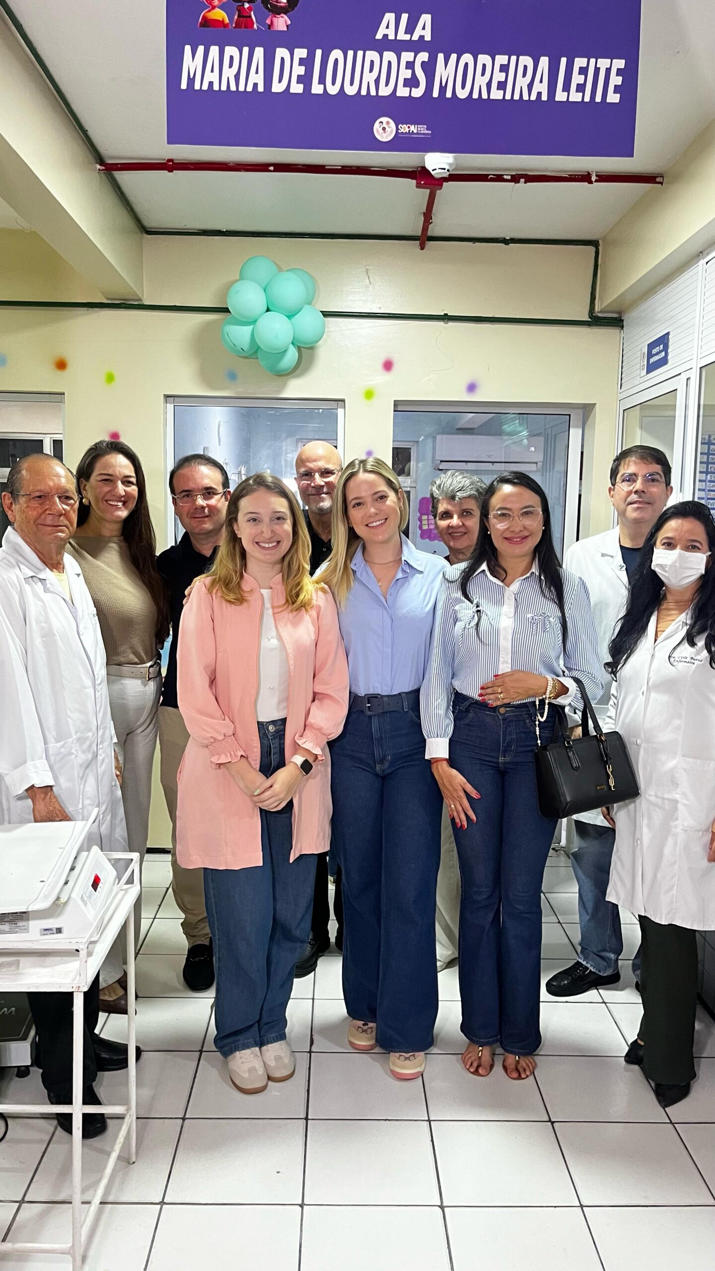Primeira-dama da Assembleia Legislativa do Ceará visita o Hospital Infantil Filantrópico SOPAI