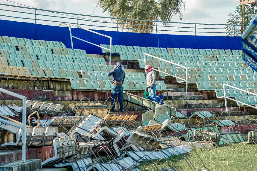 Estádio do Junco passa por reforma em Sobral