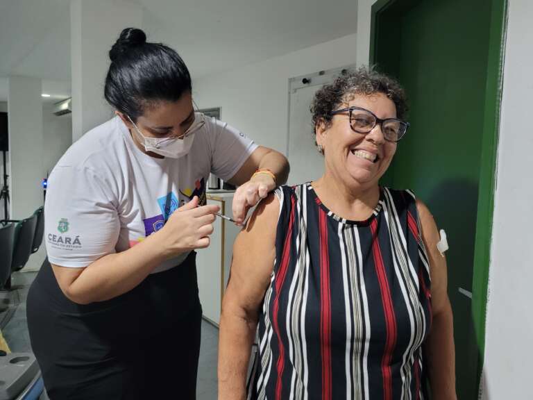 Ceará supera média nacional de vacinação contra a gripe