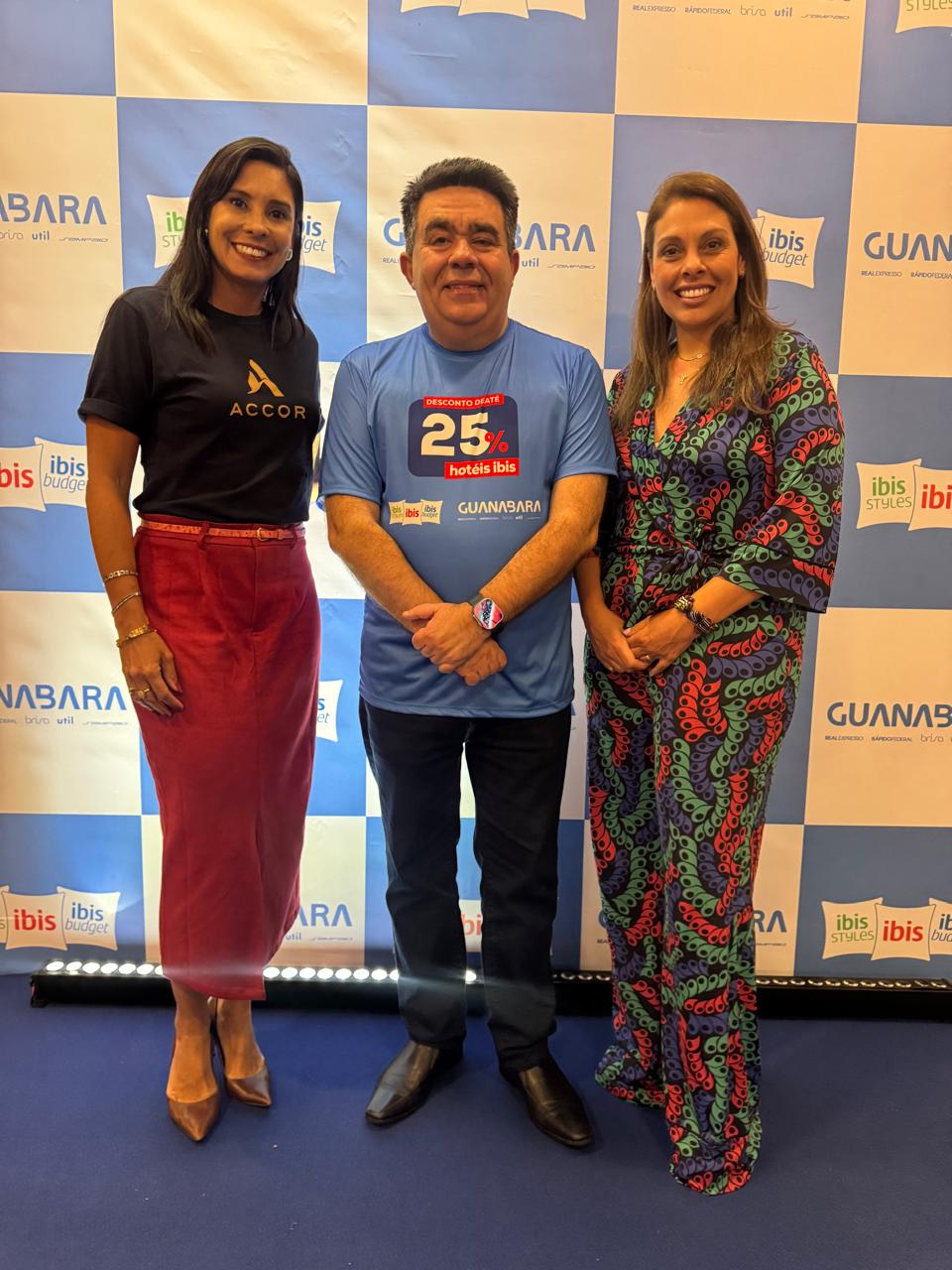 Guanabara e rede Accor firmam parceria: clientes terão até 25% off em hotéis Ibis