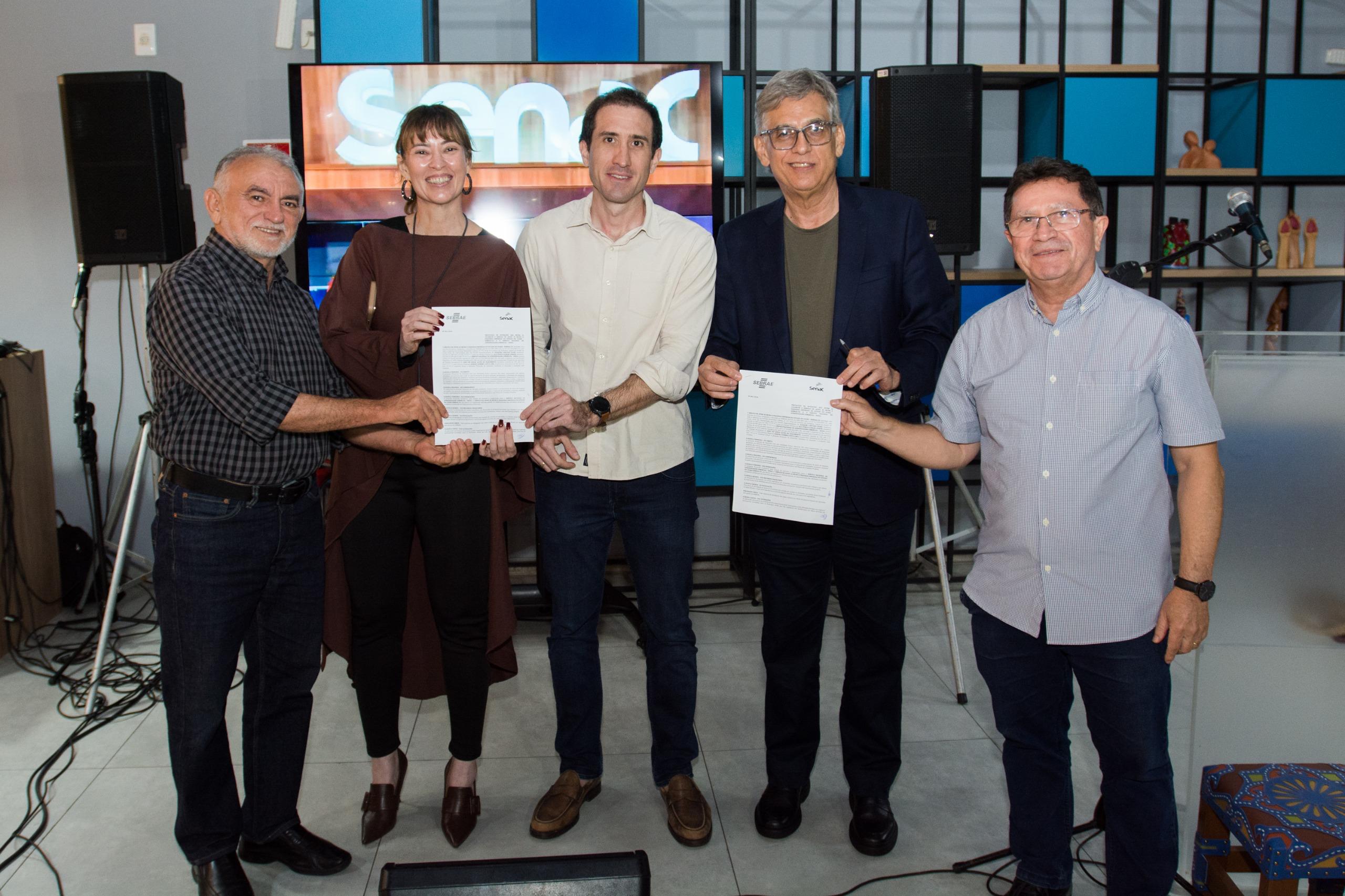 Senac Ceará e Sebrae firmam parceria de R$ 2,5 milhões em apoio a pequenos negócios