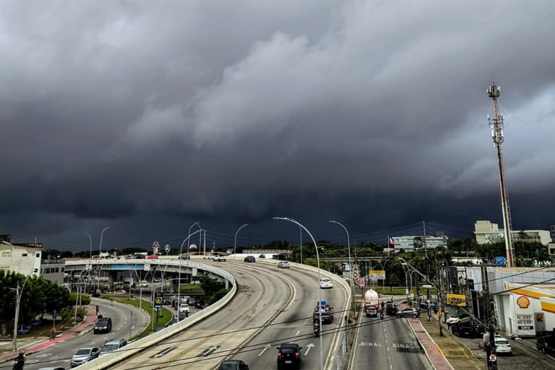 Fortaleza tem uma das maiores chuvas de 2026 com mais de121 milímetros