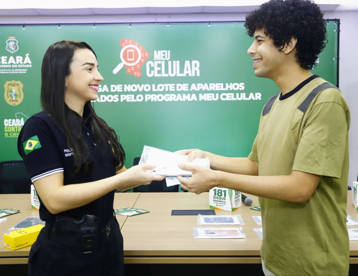 Roubos de celulares caem quase 60% no Ceará
