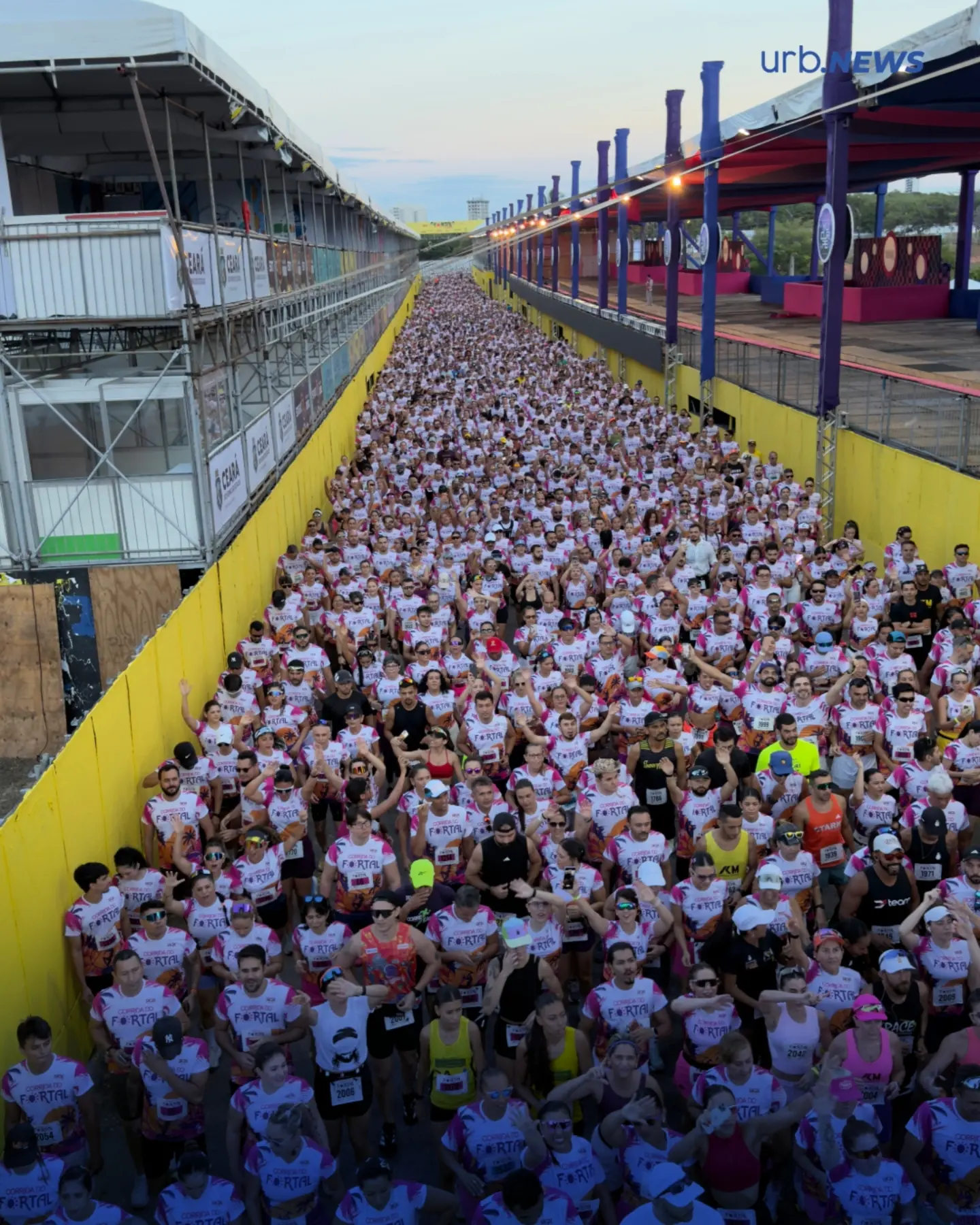 Corrida Fortal reúne 2,5 mil participantes em Fortaleza