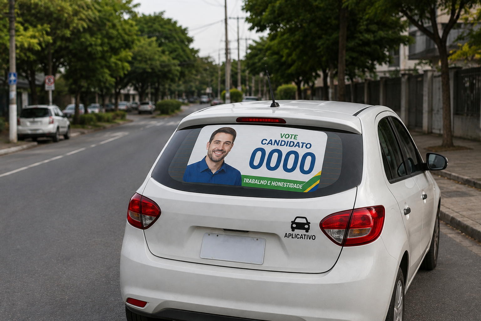 TSE proíbe adesivos de propaganda eleitoral em carros de aplicativo