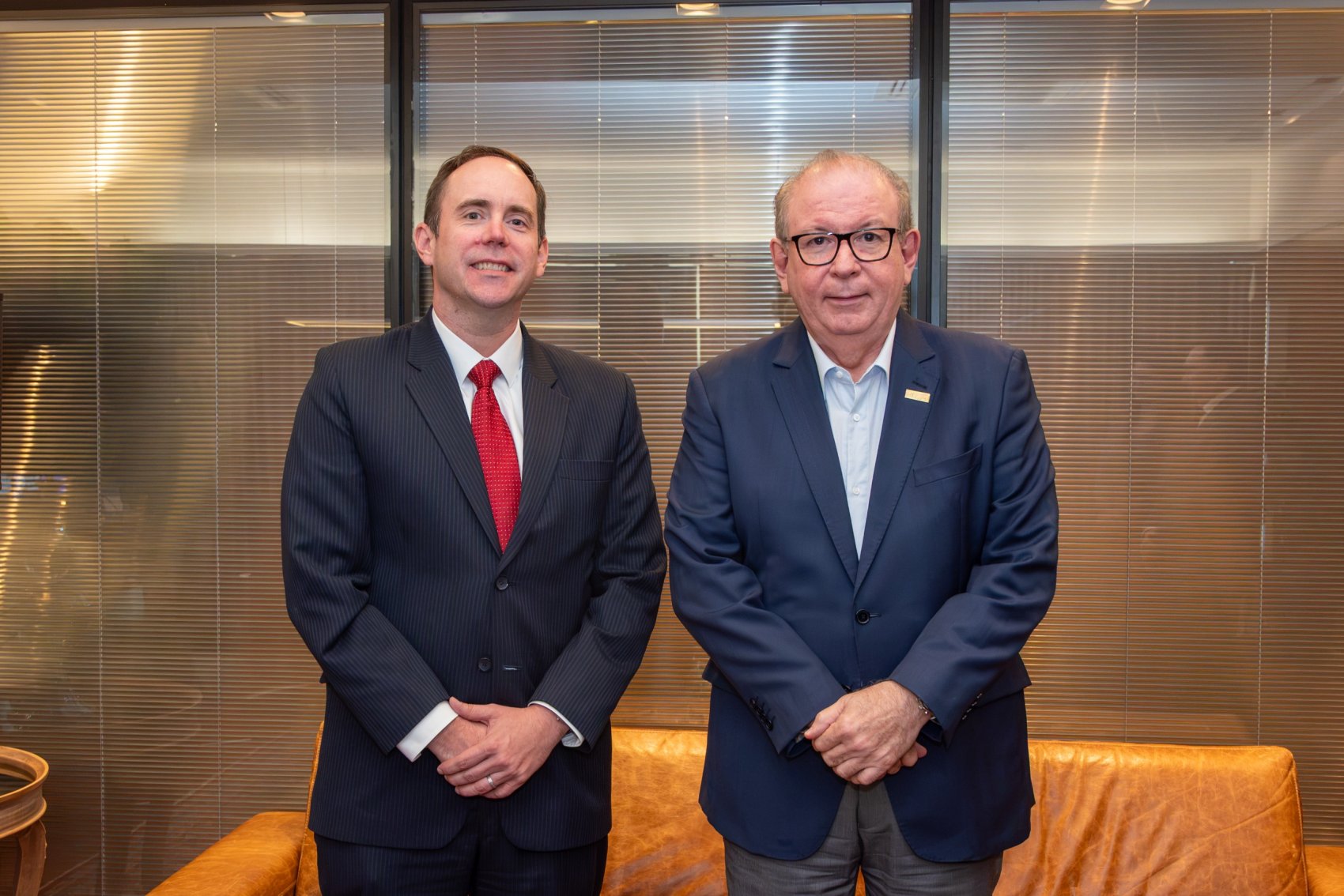 Presidente da FIEC recebe cônsul-geral dos EUA e destaca potencial industrial do Ceará