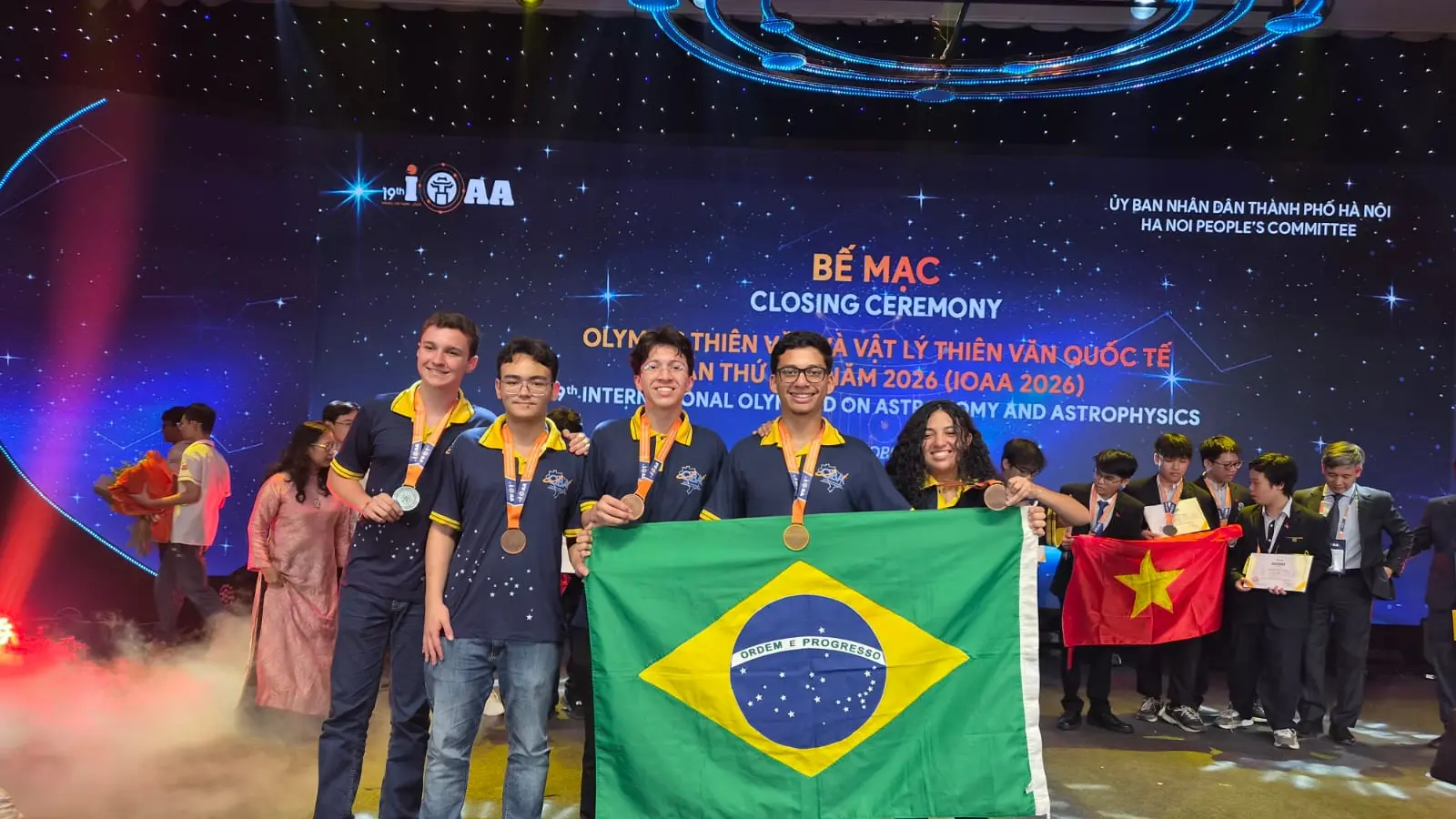 Estudantes do Ceará conquistam medalhas em olimpíada no Vietnã